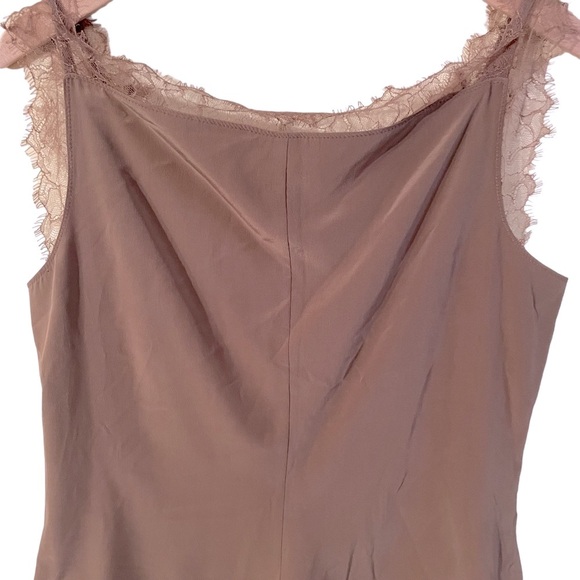 J.crew Silk blend Laced Trim Top Side Zipper Size 10 - Picture 4 of 6